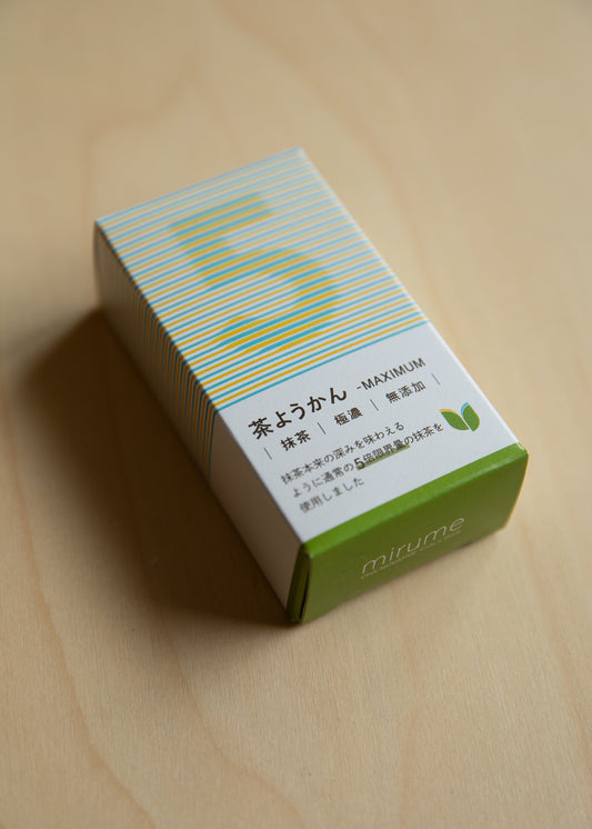 MATCHA/ HŌJICHA YŌKAN - JAPANESE SWEET WAGASHI
