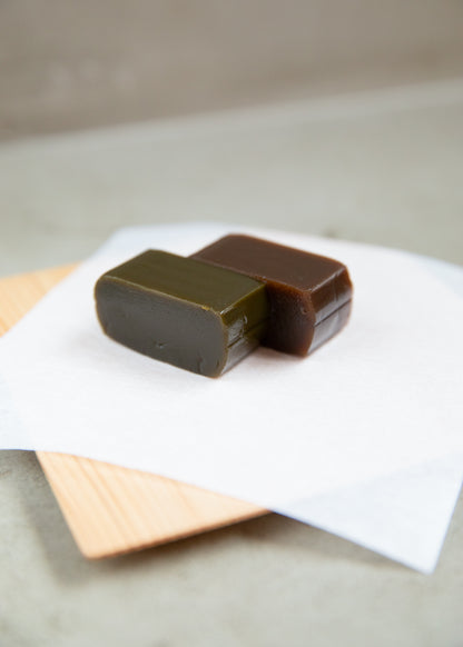 MATCHA/ HŌJICHA YŌKAN - JAPANESE SWEET WAGASHI